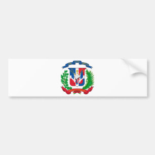Dominican Republic Coat of Arms Bumper Sticker