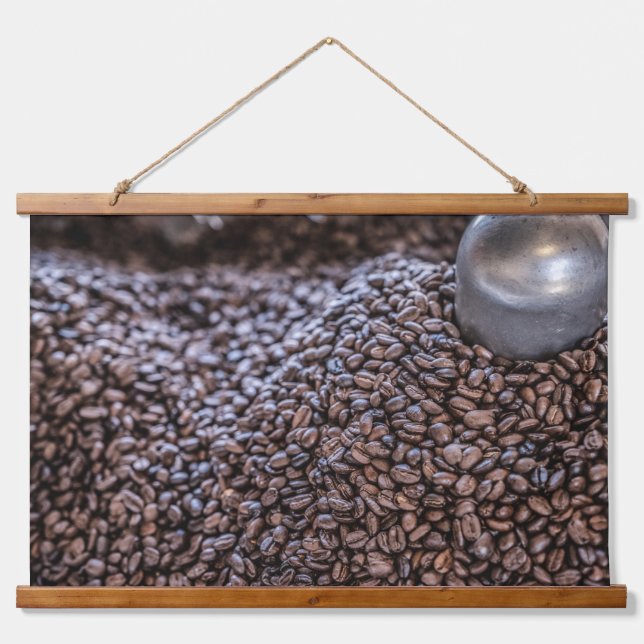 Dominican Republic Coffee Beans Hanging Tapestry (Front)