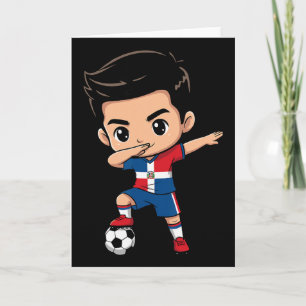 Dominican Republic Dab Kid Dominicana Flag For Boy Card