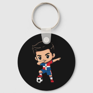 Dominican Republic Dab Kid Dominicana Flag For Boy Key Ring