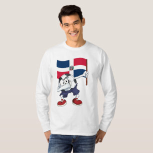 Dominican Republic Dabbing Soccer Ball T-Shirt