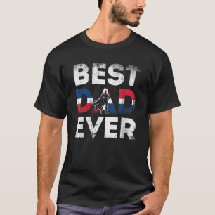 Dominican Republic Dad Father Superhero Hero T-Shirt