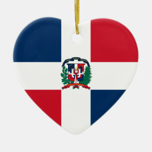 Dominican Republic, Denmark Ceramic Tree Decoration