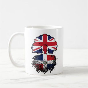 Dominican Republic Dominican British UK Tree Roots Coffee Mug