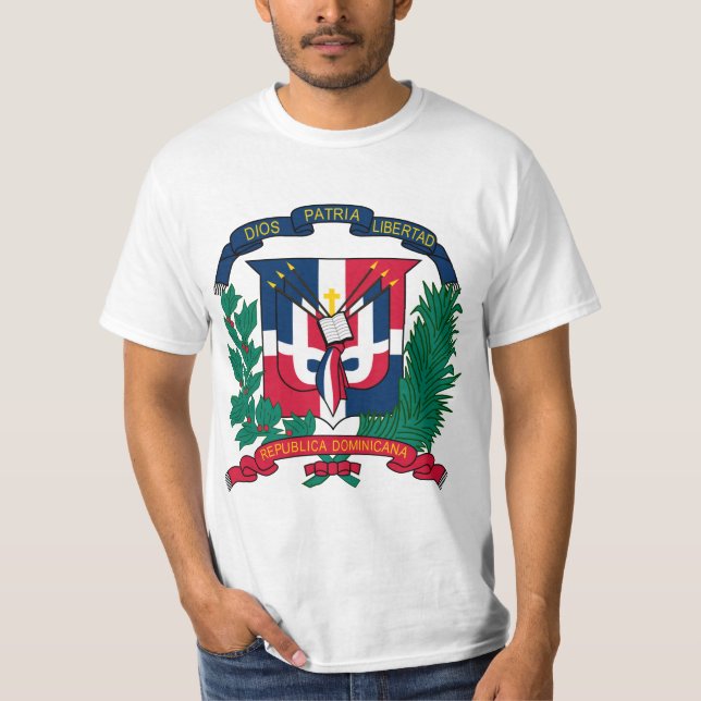 dominican republic emblem T-Shirt (Front)