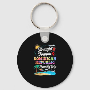 Dominican Republic Family Vacation 2025 Straight T Key Ring