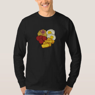 Dominican Republic Favourite Food Mangú Salami Qu T-Shirt