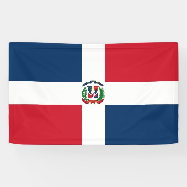 Dominican Republic flag Banner (Horizontal)