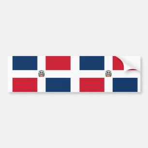Dominican Republic Flag Bumper Sticker