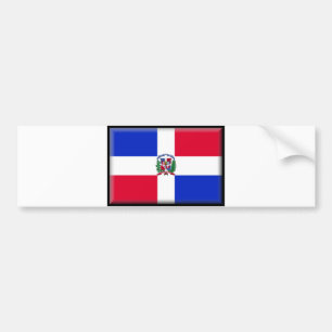 Dominican Republic Flag Bumper Sticker