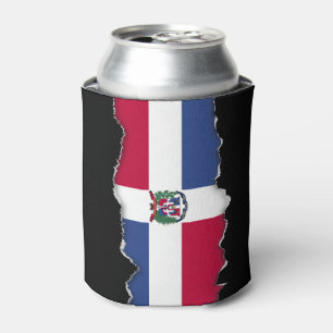 Dominican Republic Flag Can Cooler