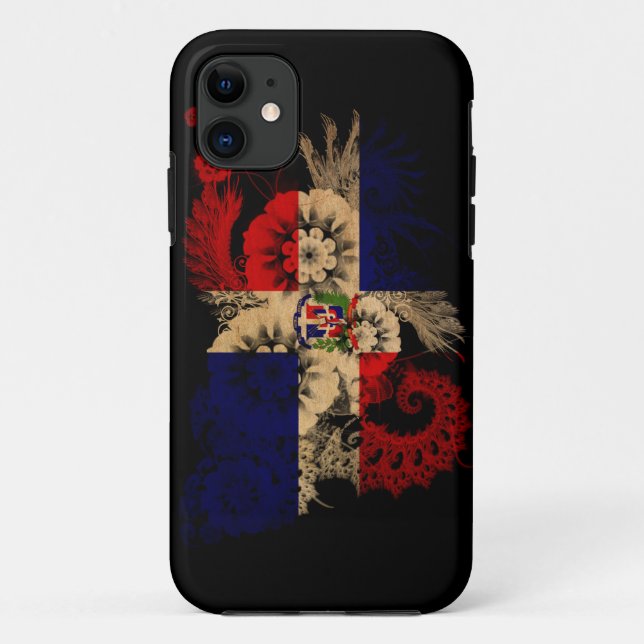 Dominican Republic Flag Case-Mate iPhone Case (Back)