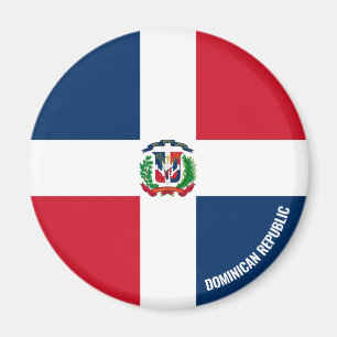 Dominican Republic Flag Charming Patriotic Magnet