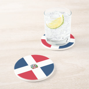 Dominican Republic flag Coaster