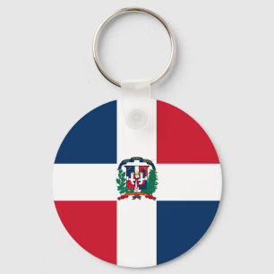 Dominican Republic Flag DO Key Ring
