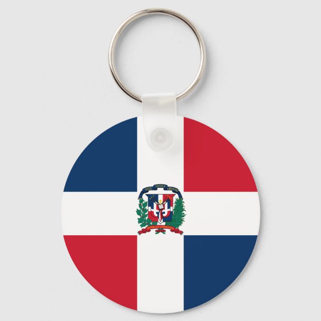 Dominican Republic Flag DO Key Ring (Front)