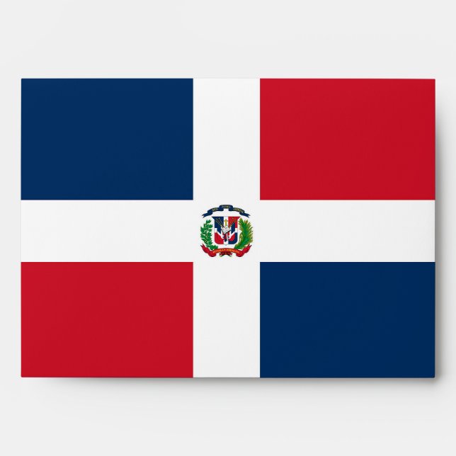 Dominican Republic flag Envelope (Front)