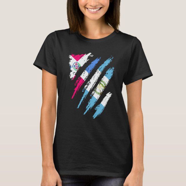 Dominican Republic Flag Guatemala Grown Country St T-Shirt (Front)