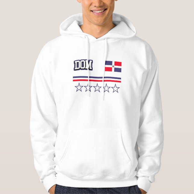 Dominican Republic Flag Hoodie (Front)