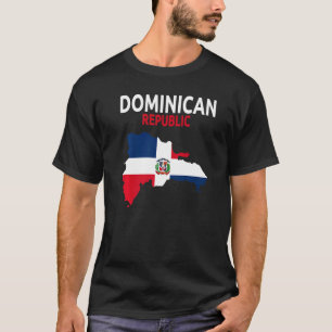 Dominican Republic Flag Idea For Men & Dominican F T-Shirt