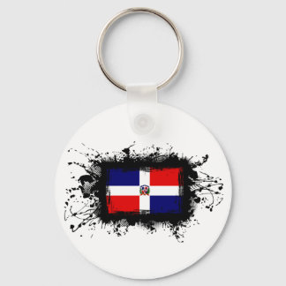 Dominican Republic Flag Key Ring