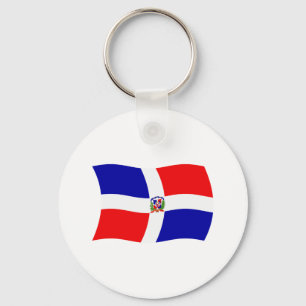 Dominican Republic Flag Keychain