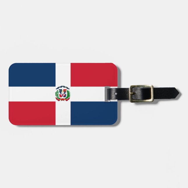 Dominican Republic flag  Luggage Tag (Front Horizontal)