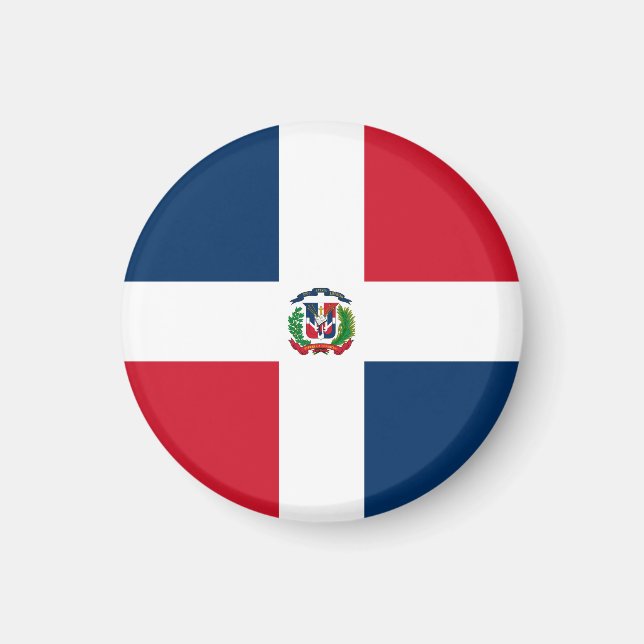 Dominican Republic flag Magnet (Front)