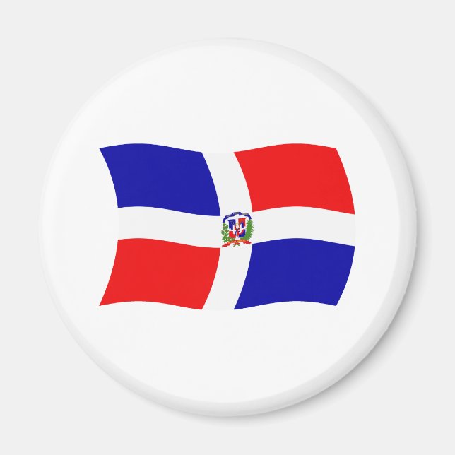 Dominican Republic Flag Magnet (Front)