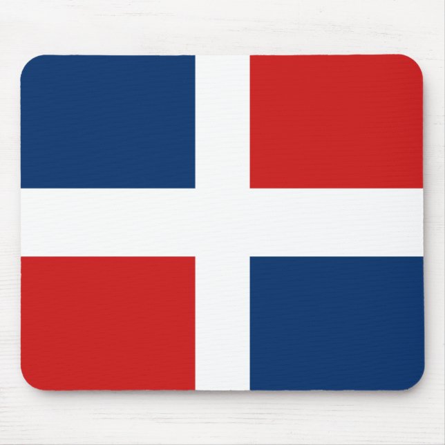 Dominican Republic Flag Mousepad (Front)