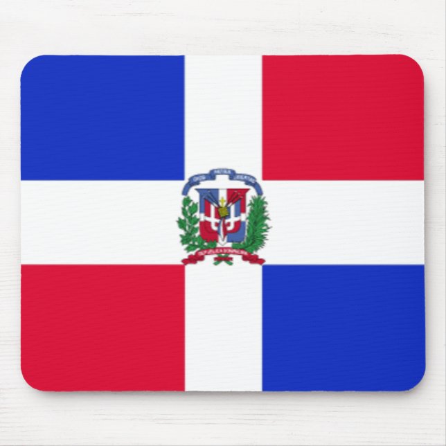 Dominican Republic Flag Mousepad (Front)