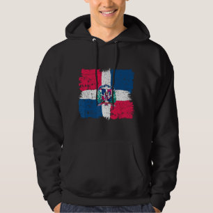 Dominican Republic Flag Painted Republica Dominica Hoodie