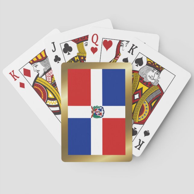 Dominican Republic Flag Playing Cards (Back)