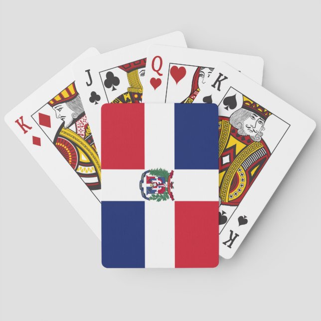 Dominican Republic Flag Playing Cards (Back)