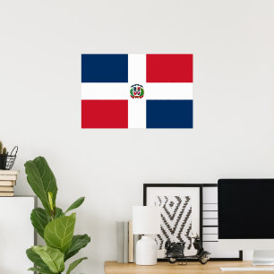 Dominican Republic flag Poster