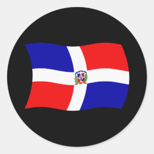 Dominican Republic Flag Sticker