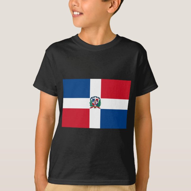 Dominican Republic Flag T-Shirt (Front)