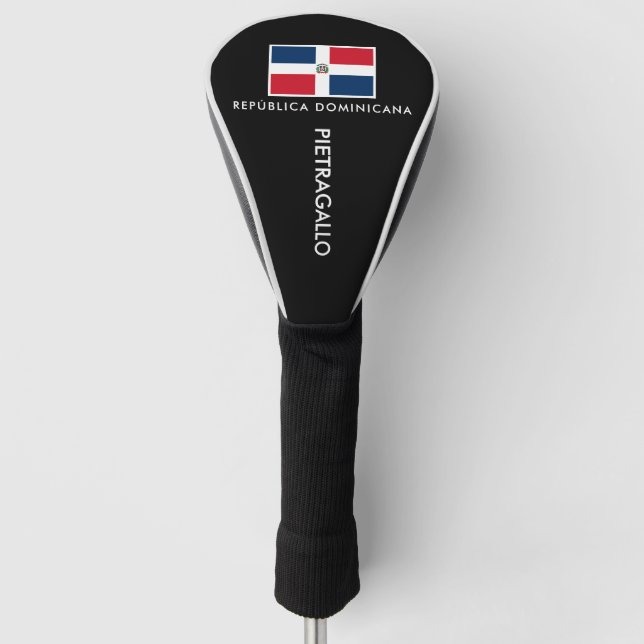 Dominican Republic Golf Head Cover (Front)