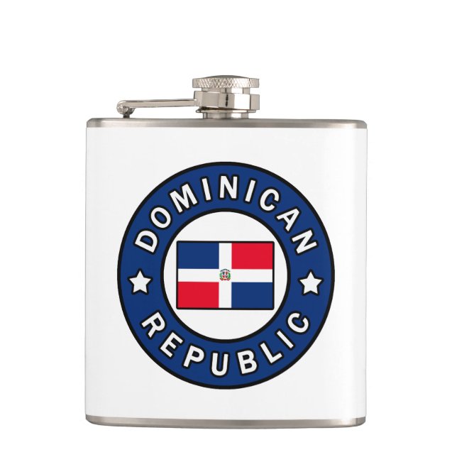 Dominican Republic Hip Flask (Front)