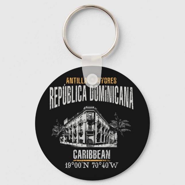 Dominican Republic Key Ring (Front)