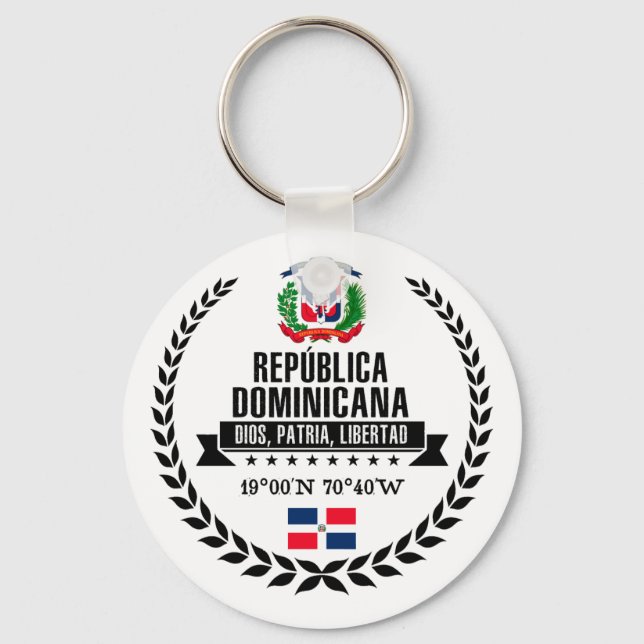 Dominican Republic Key Ring (Front)