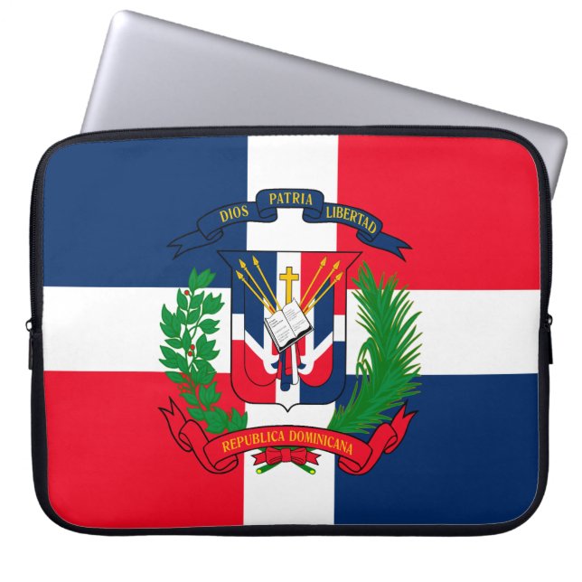 Dominican Republic Laptop Sleeve (Front)
