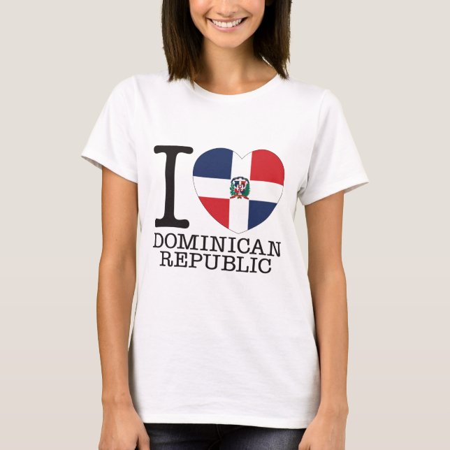 Dominican Republic Love v2 T-Shirt (Front)