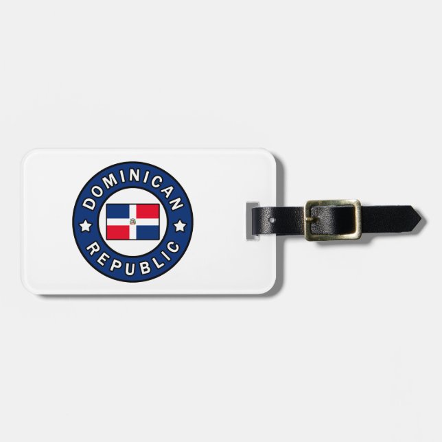 Dominican Republic Luggage Tag (Front Horizontal)