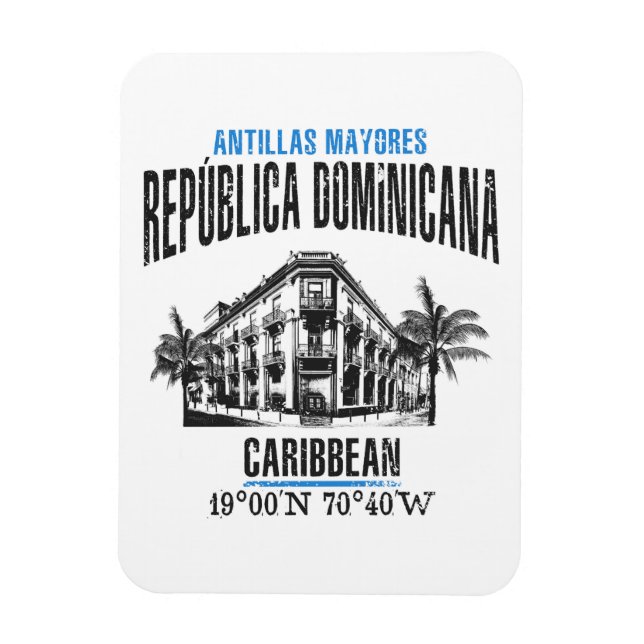 Dominican Republic Magnet (Vertical)