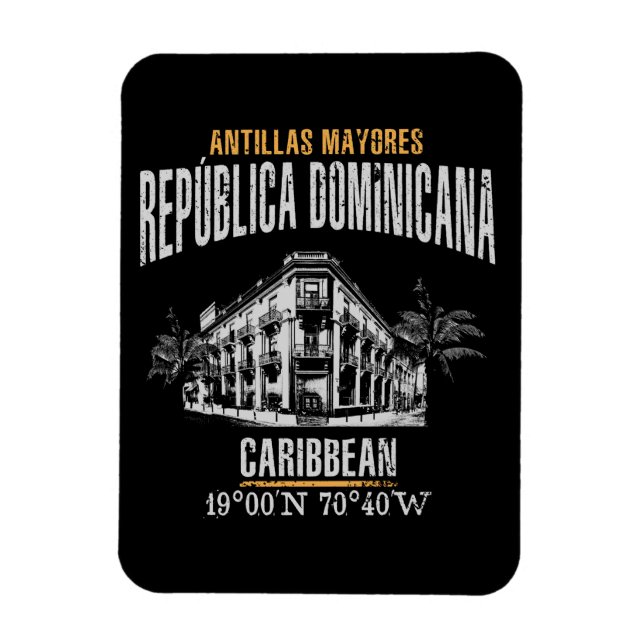 Dominican Republic Magnet (Vertical)