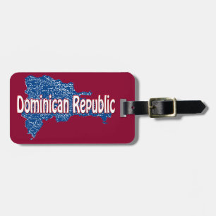 Dominican Republic map Luggage Tag
