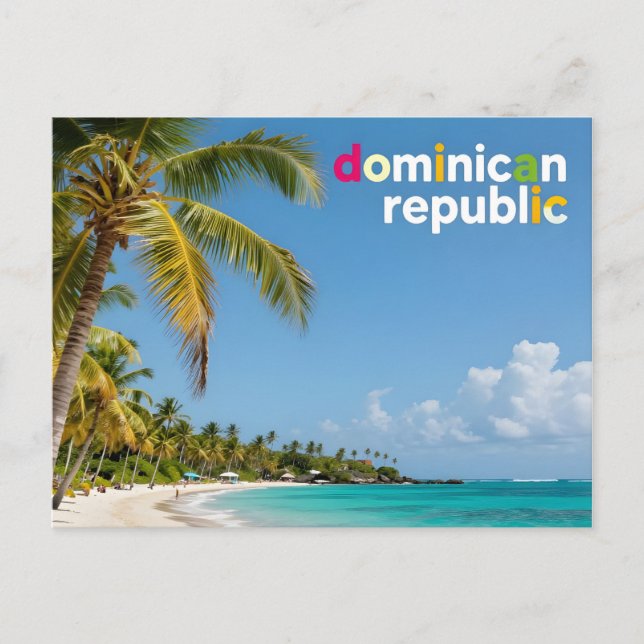 Dominican republic memory postcard (Front)