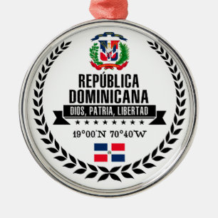 Dominican Republic Metal Tree Decoration