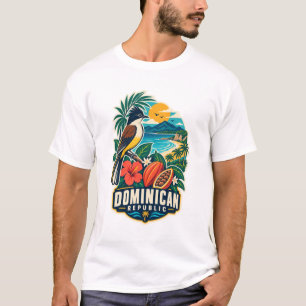 Dominican Republic Mid-Century Caribbean T-Shirt